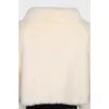 Short white mink coat