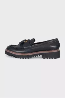 Black tassel loafers
