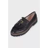 Black tassel loafers