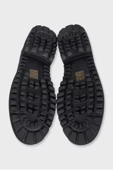 Black tassel loafers