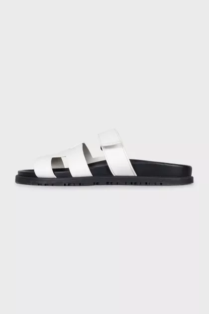 Chypre leather flip-flops
