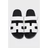Chypre leather flip-flops