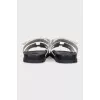 Chypre leather flip-flops