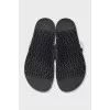 Chypre leather flip-flops
