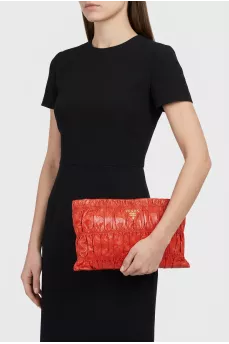 Patent leather clutch