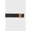 Reversible printed belt with signature buckle