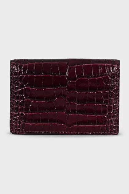 Burgundy cardholder