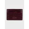 Burgundy cardholder
