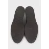 Brown suede brogues