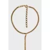 Gold body chain