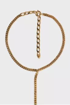 Gold body chain