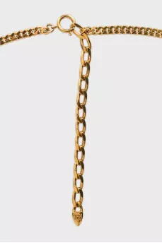 Gold body chain