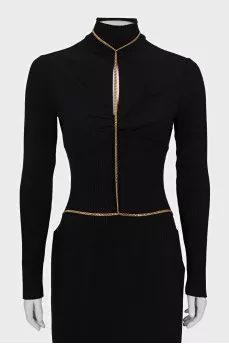 Gold body chain