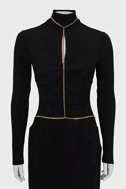 Gold body chain