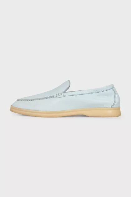 Turquoise Open Walk Loafers