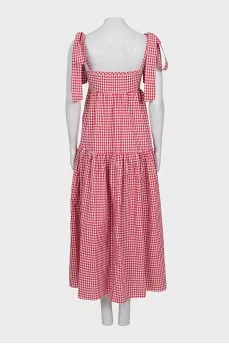 Red checkered sundress