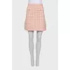 Pink skirt with patch pockets