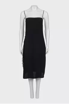 Black dress with ties at the back