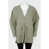 Loose blazer with slits