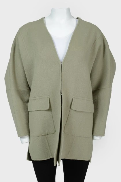 Loose blazer with slits
