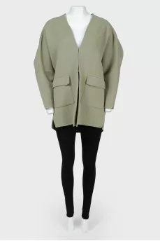 Loose blazer with slits