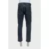 Men's straight mid-rise jeans