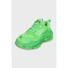 Green Triple S sneakers
