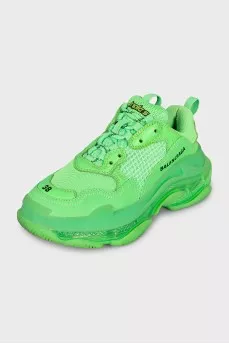 Кроссовки зеленого цвета Triple S