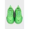 Green Triple S sneakers