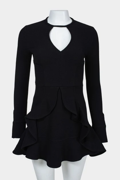 Short dress with frills