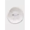Camellia brooch with crystals