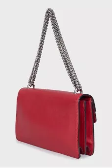 Red bag with Dionysus decor
