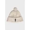 Men's knitted hat with embroidery