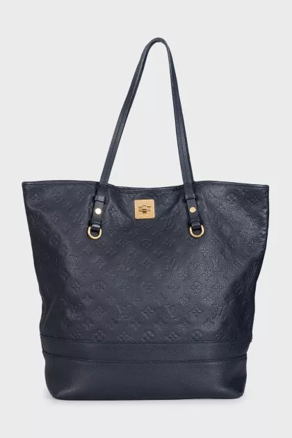 Citadine embossed leather bag