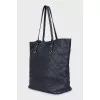 Citadine embossed leather bag
