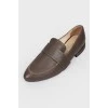 Loafers brown with pointed toes