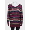Striped long sleeve top
