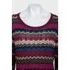 Striped long sleeve top