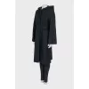 Cashmere coat with tag