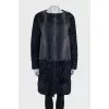 Blue mink coat