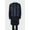 Blue mink coat