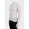 Fitted crew neck t-shirt