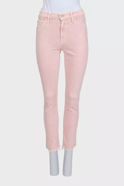 Pink skinny jeans