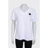 Straight fit logo t-shirt with tag