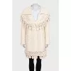 Knitted cashmere dress with decoration
