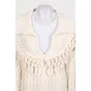 Knitted cashmere dress with decoration