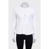 Perforated cardigan and tank top set