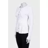 Perforated cardigan and tank top set