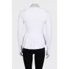 Perforated cardigan and tank top set