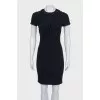 Fitted dress with embellished top